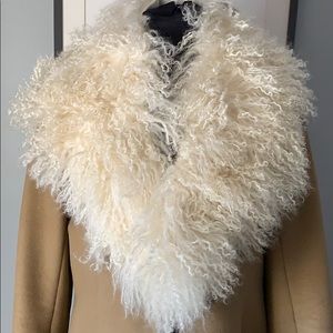 Lamb Fur Shawl by A Moveable Feast